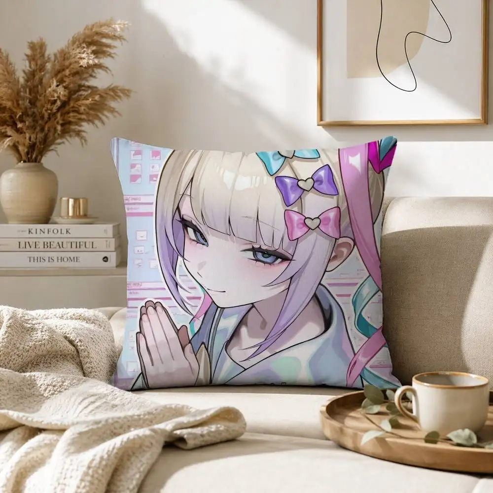 KAngel Needy Streamer Overload needy Girl Pillow Case for Sofa Living Room Home office Decor Protective Cover