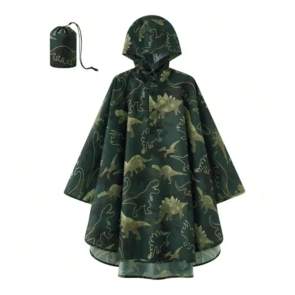 

Lightweight Rain Poncho Reusable Toddler Raincoat Waterproof Rain Jacket