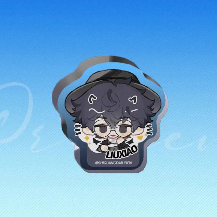 Anime LINK CLICK Lucas Charles Qiao Ling  Acrylic Stand Model Mini Cute Cosplay Plate Holder Topper Birthday Fans Christmas Gift