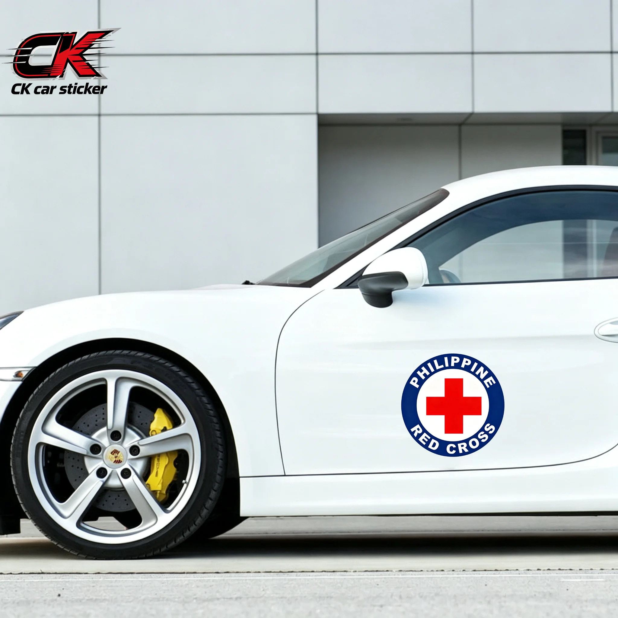 CPR First Aid Certified Trained Medical Vinyl Decal Sticker, Waterproof Car Bumper Window Helmet Laptop Emergency Safety Sticker