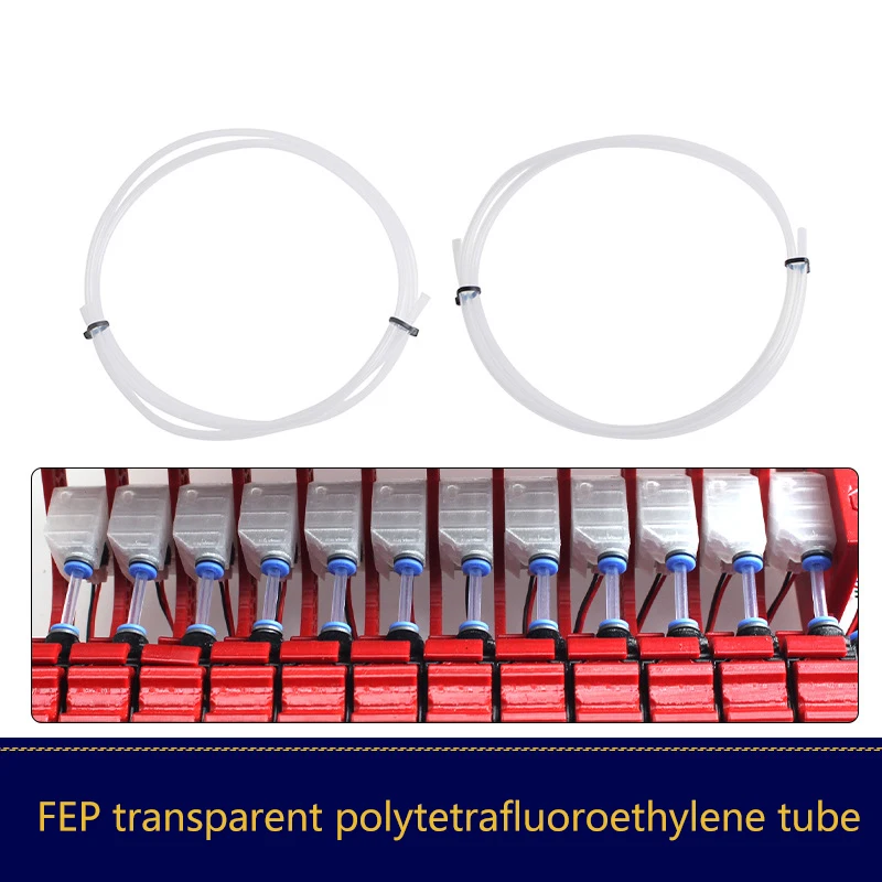 For Bambu Lab P1P AMS A1 Mini 3D Printer White And Grey PTFE Tube Teflonto Pipe Bowden Extruder 1.75mm ID2.5mm OD4mm For Bambu