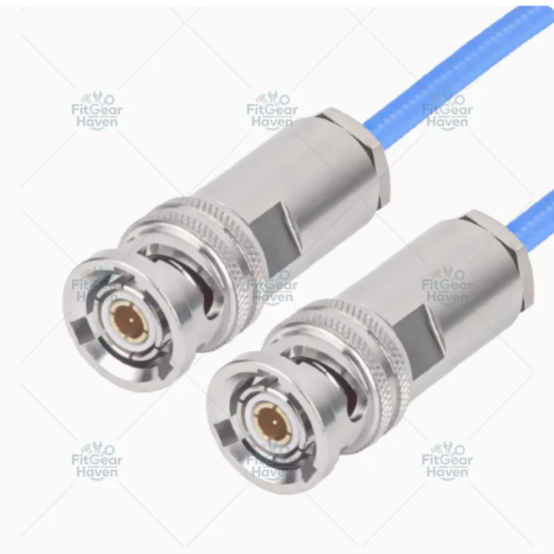 Suitable for three coaxial adapter cable 1553B jumper TRX316 double male head three card test cable line