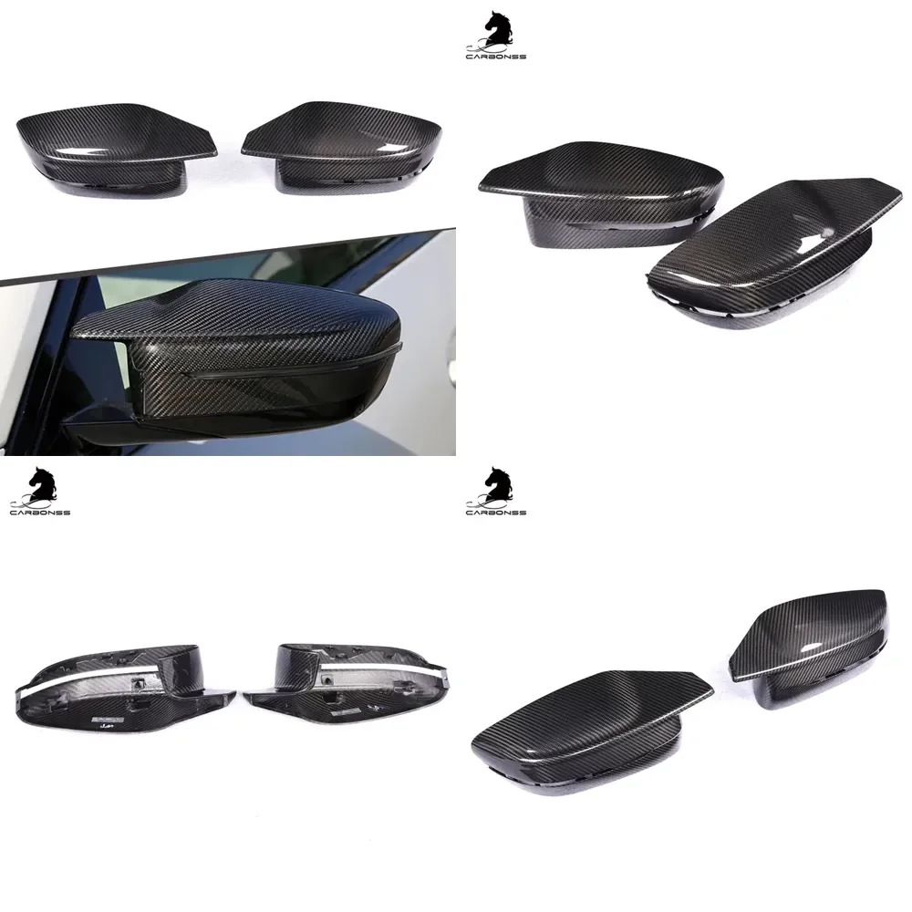

Hot Selling Replacement Type Dry Carbon Fiber Rearview Mirror Cover Side Mirror Cover for M3 M4 M2 G80 G82 G87 2021+