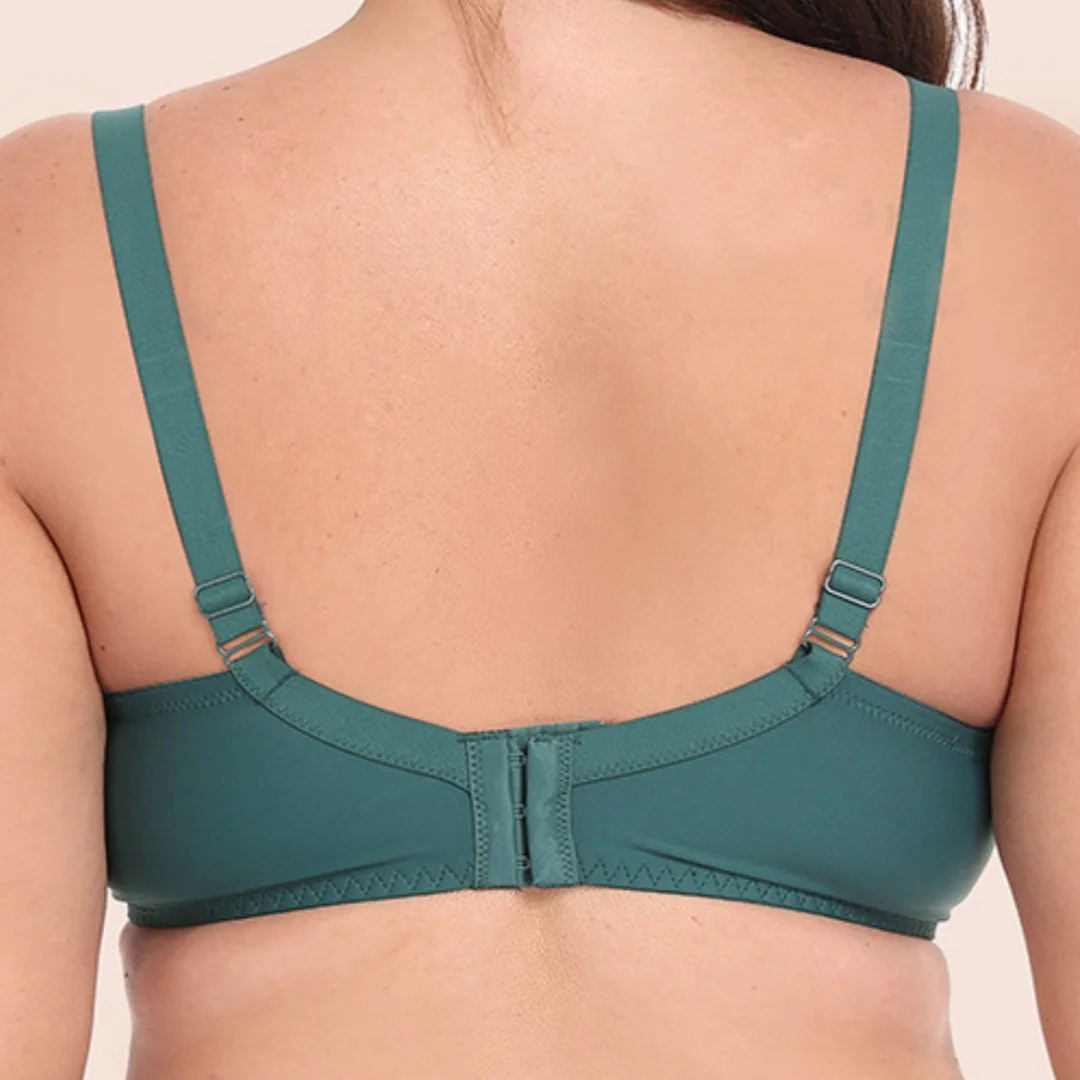 Women’s Full Coverage Bra Fresh Mint Green Delicate Embroidery Ultra Thin Plus Size Underwear 75 80 85 90 95 105 B C D E F G