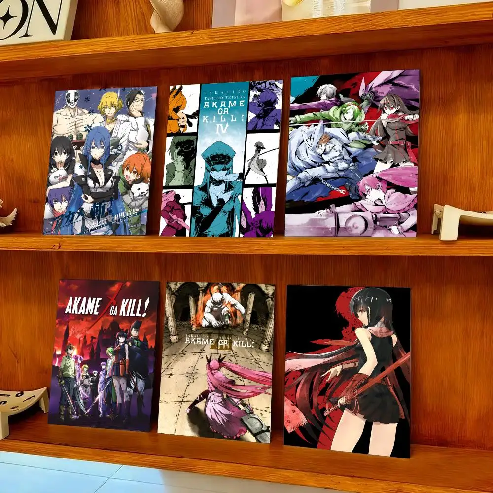 A-Akame Ga Kill Poster HD Self-adhesive Waterproof Paper Sticker Suitable For Living Rooms Bedrooms Home Decor