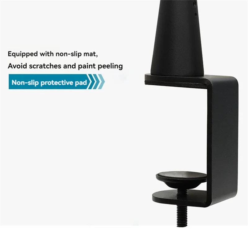 

New!!Thin Microphone Arm, Microphone Boom Arm Desktop Stand With Microphone Clip,Adjustable Cantilever Stand For Phone Tablet