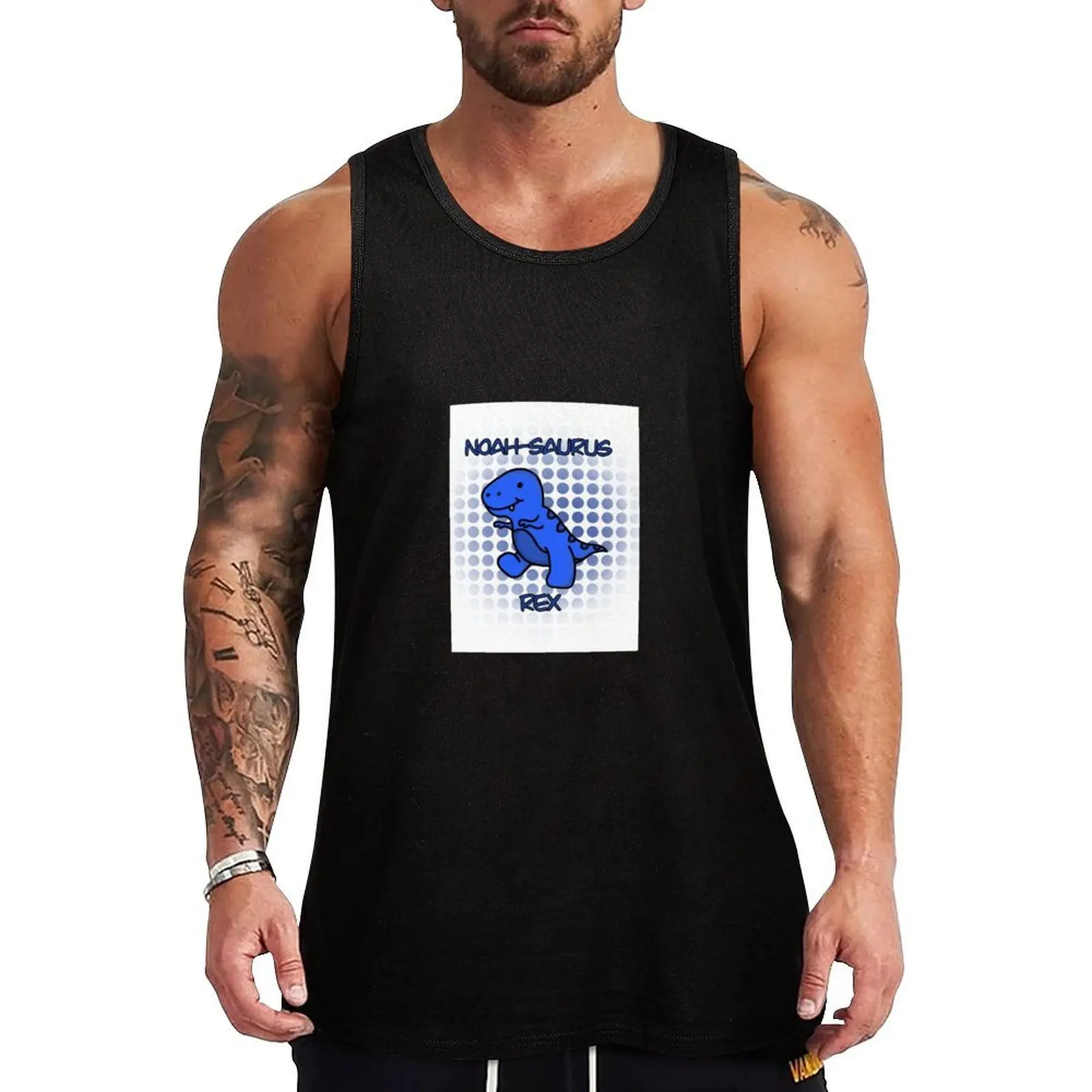 

Noah-saurus Rex!! Tank Top t shirt t-shirt for man singlet for men