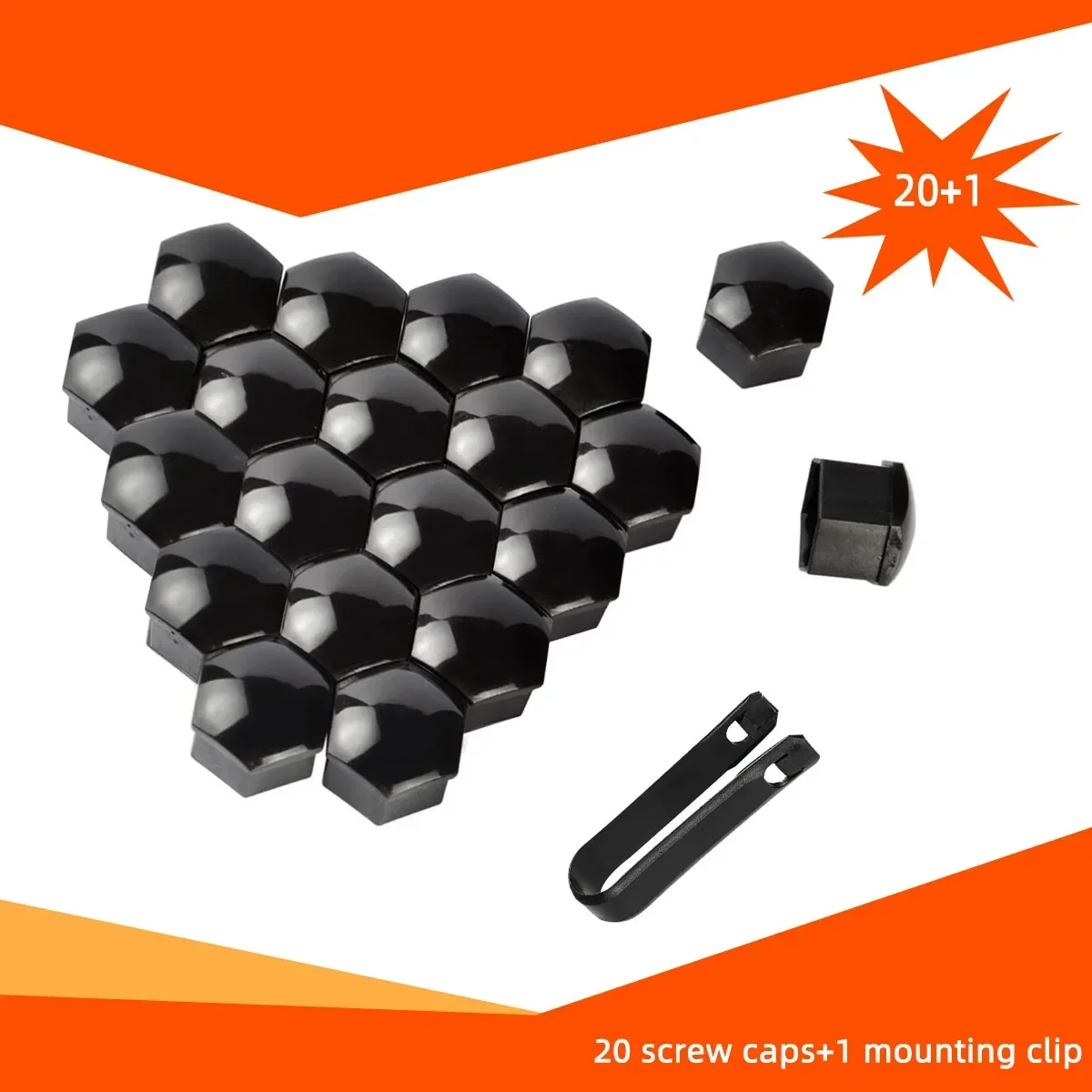 Tapas de tuerca de rueda de coche, cubierta de tornillo de cubo automático, 17mm, 19mm, 21mm, decoración Exterior, protección especial de enchufe, a