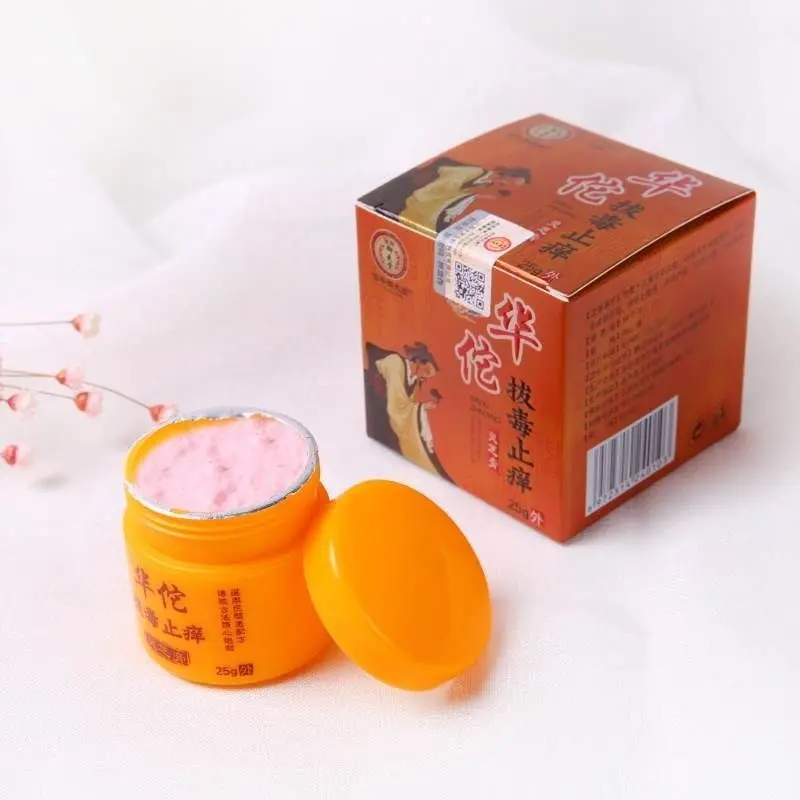 Huatuo External Use Anti Itch Ointment Herbal Soothing Skin Cream Relief Insect Bites Itchy Rash