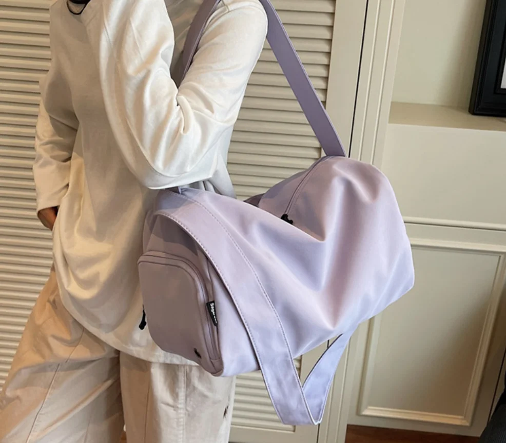 

Sports Fitness Bag for Women, Wet and Dry Separation Swimming Bags, Large Capacity Satchel Short-Distance Travel bag, Luggage 가방