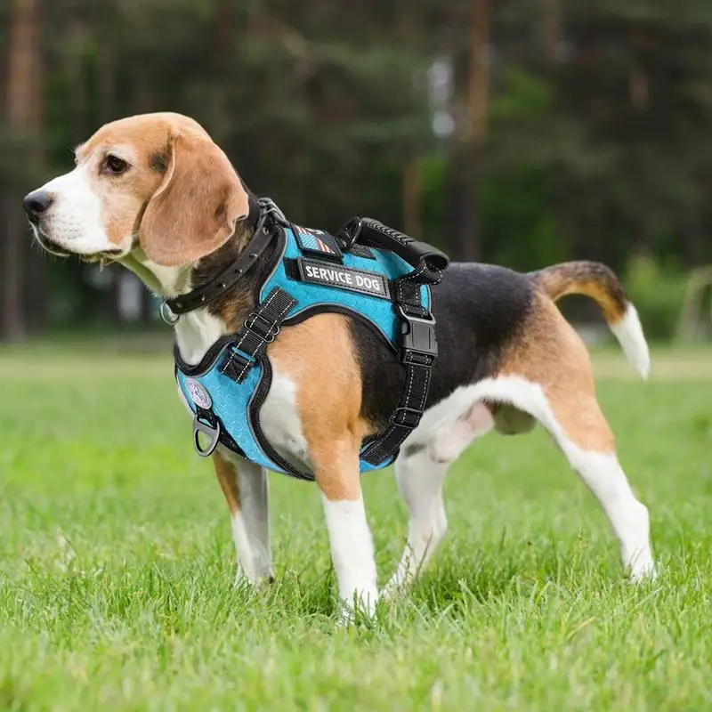 Service Dog Vest Harness Adjustable Dog Vest Soft Padded Dog Harness Vest Harnesses Easy Control For Small Medium Large Dogs