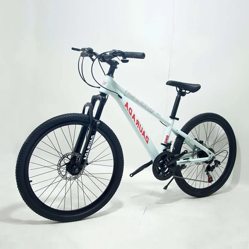 Students' 24-Inch Wheel Size Cross Country Ordinary Pedal Mountain Bike with Hard Frame and Non-Rear Damper