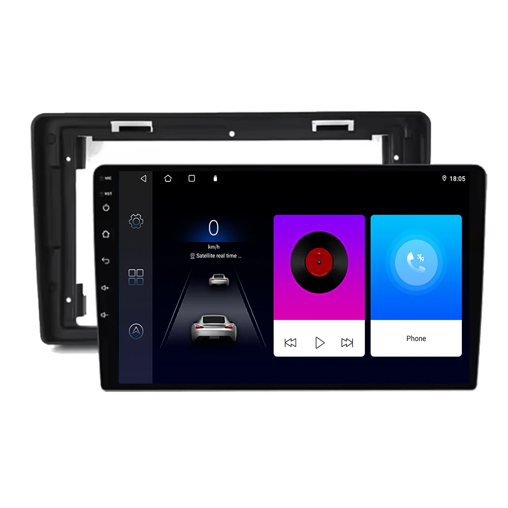 Autoradio voor Citroen C2 C3 2001-2010 Android Multimedia Speler GPS Navigatie Carplay LED Touch Screen Auto Stereo draadloze - afbeelding 2