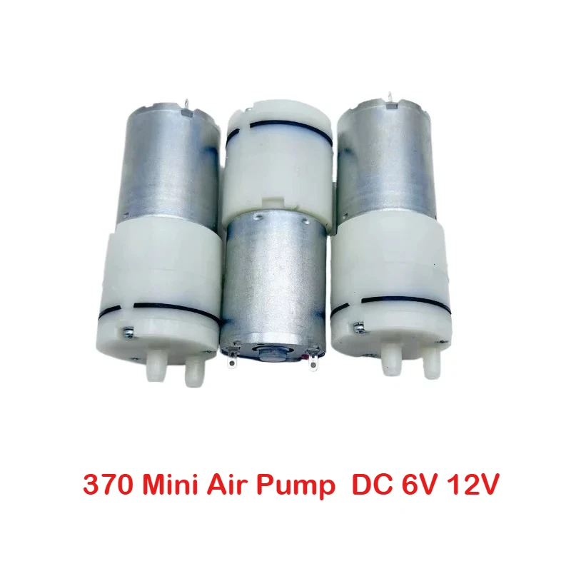 370 Mini Air Pump DC 6V 12V Electric Micro Vacuum Pump Vacuum Booster Motor for Beauty Instruments Medical Treatment Breast Pump