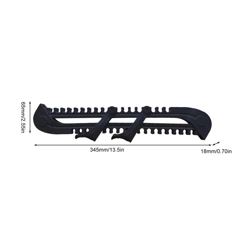 Plastic Ice Blade Protector Non-Slip Universal Ice Skate Blade Guards Wear-Resistant Ice Knife Blade Protector Sleeve for Hockey