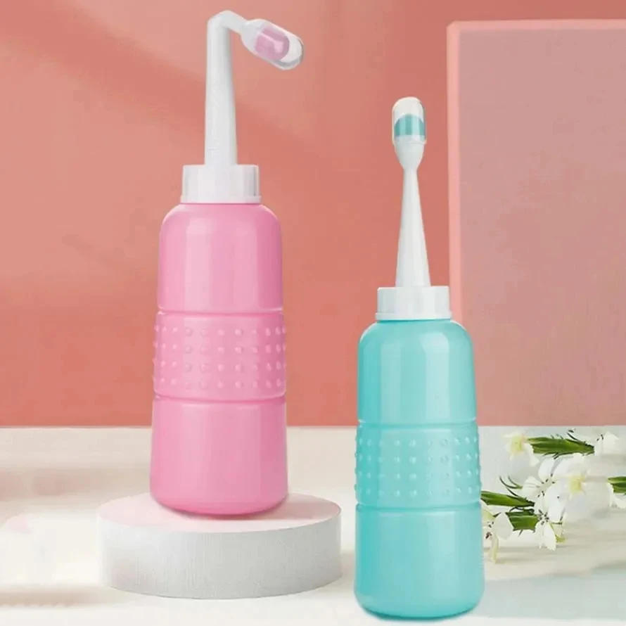 

500ML New Portable Bidet Spray Handheld Travel Bidet For Pregnant Women Baby Cleansing Water Washer Bottle Personal Nursing Tool
