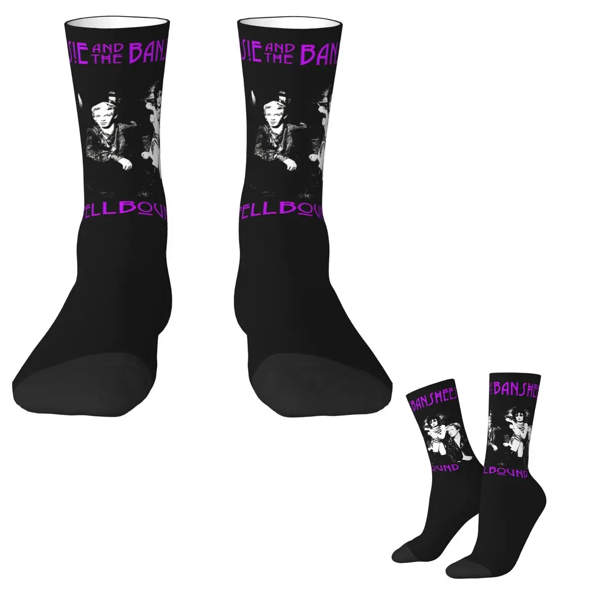 Siouxsie And The Banshees Stockings Design Elegant Socks Winter Non Slip Socks Unisex Men Outdoor Comfortable Socks