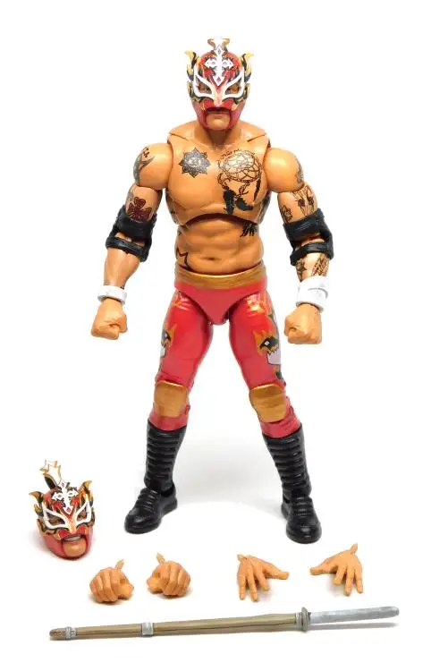 BFS 1/12 Wrestler Legend Luka Libre La Muerte Action Figure Tables Chairs Accessories Set for Fans Collection