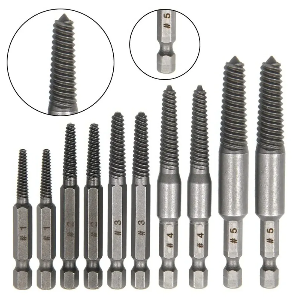 

Hexagonal Handle Broken Head Screw Extractor Power Tool Accessory Hexagonal Broken Thread Extractor Thread Set
