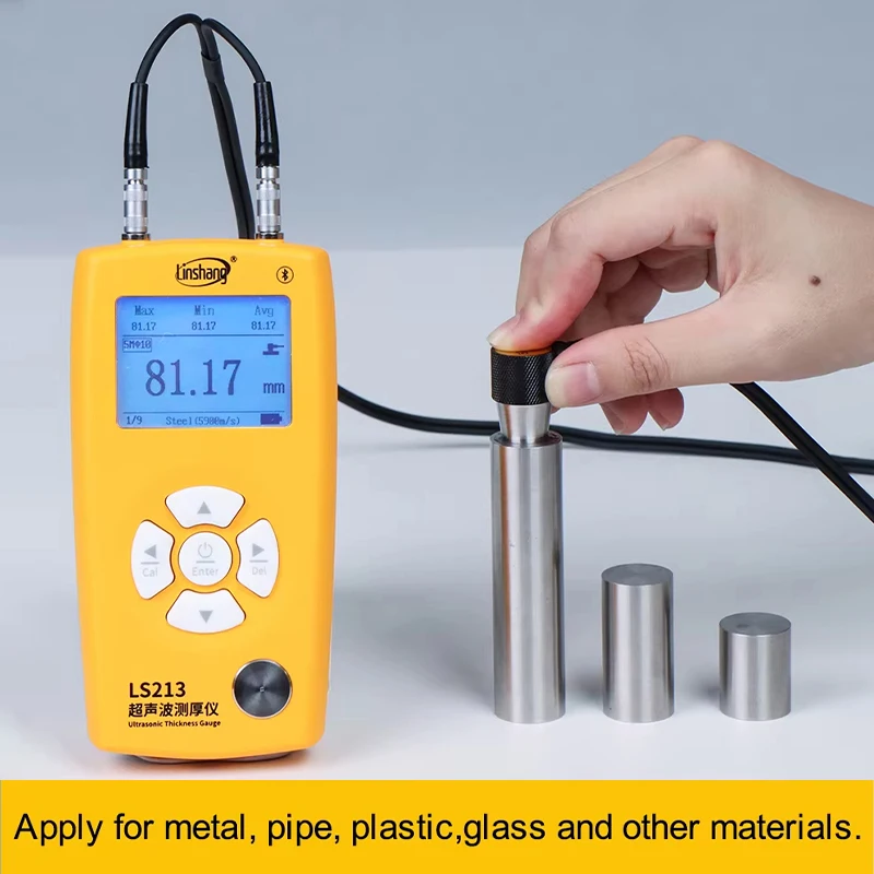 Linshang LS213 Smart Ultrasonic Thickness Sensor Gauge Meter Tester Measuring Instrument Measurement Device Testing Equipment