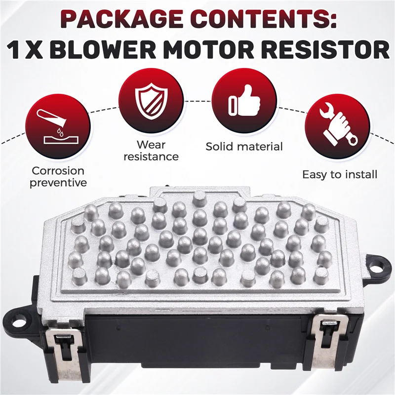 

Точный резистор двигателя вентилятора HAVC 8K0820521C 8K0820521 8K0 820 521 8K0820521B для A4 A5 A8 Q5 S4 S5 S8