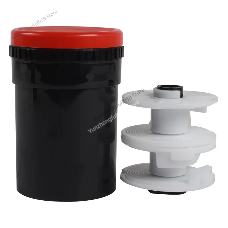 AP Double Core Developing Tank, Universal for 135 & 120 Film, B&W & Color Film Darkroom Processing Tool
