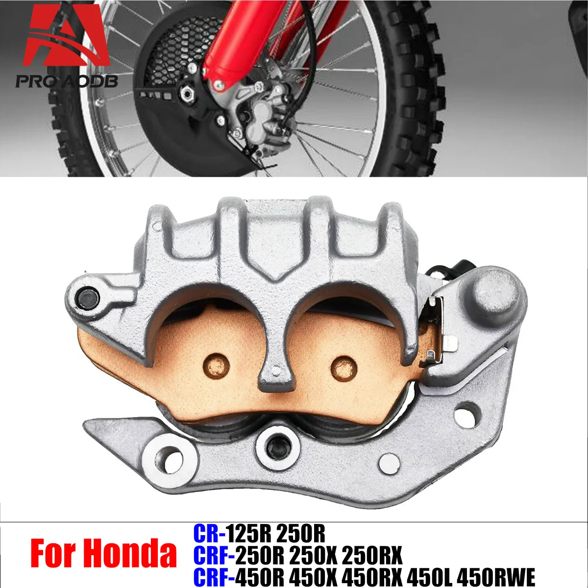 

Premium Motorcycle parts-Front Brake Caliper Master Cylinder For Honda CRF250R 450R 250X 450X 250RX 450RX CR125R 250R 2004-2022