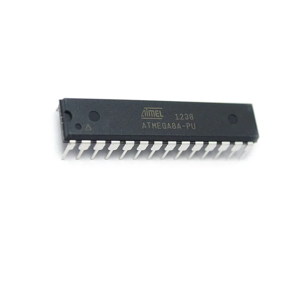 ATMEGA8-ATMEGA8A-PU DIP Flash IC DIP-28, 8 bit dengan 8K Byte, Flash yang dapat diprogram dan sistem el