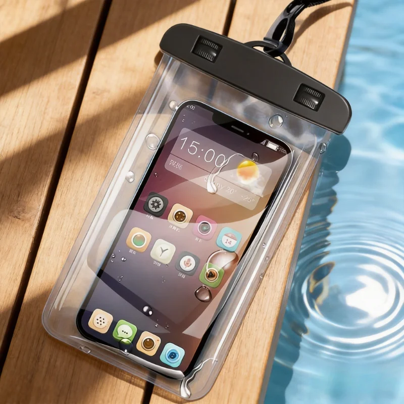 Funda Universal Impermeable para Teléfono para Natación - Funda Protectora Subacuática Compatible con iPhone 11 12 13 14 15 16 pro - S