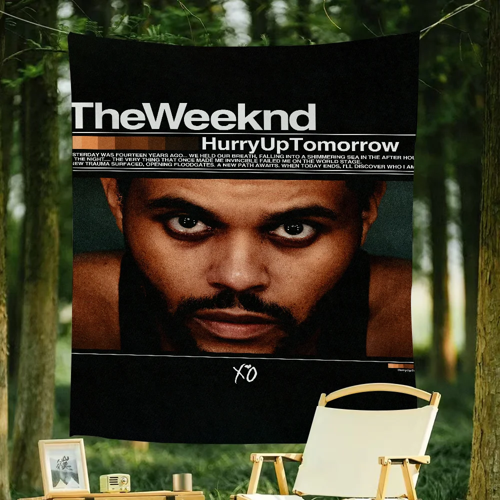 The Weeknd Hurry Up Tomorrow flag For Living Dorm Decor Art Garage Room Home Bar Wall Club Live Decoration Banner