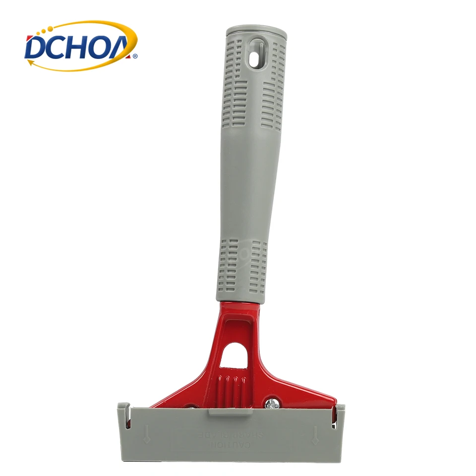 DCHOA Steel Edge Scraper Tool with Grip Handle Carbon Steel Scraper Shovel for Vinyl Wrap Film Glue Sticker Removal