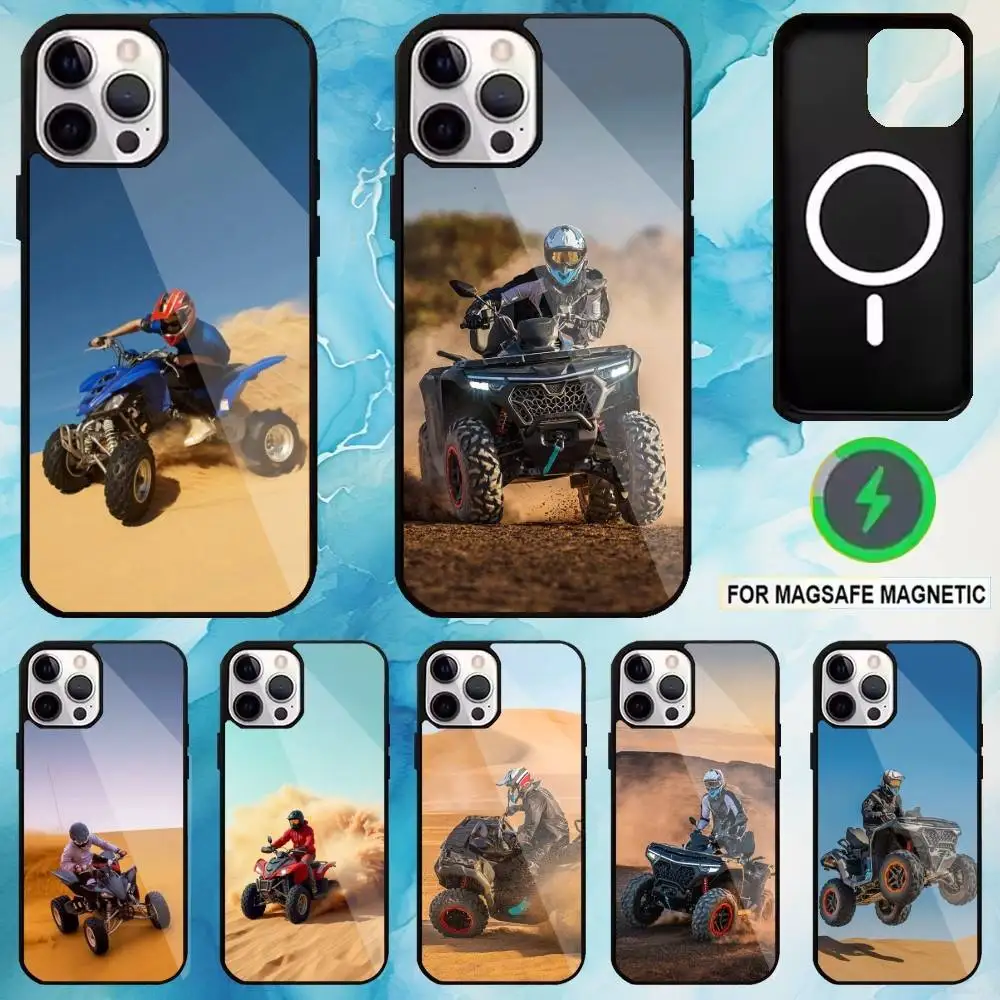 

Desert Adventure A-ATV-V Phone Case For iPhone17,16,15,14,13,12,11 Plus,Pro Max Magnetic For Magsafe Wireless Charging