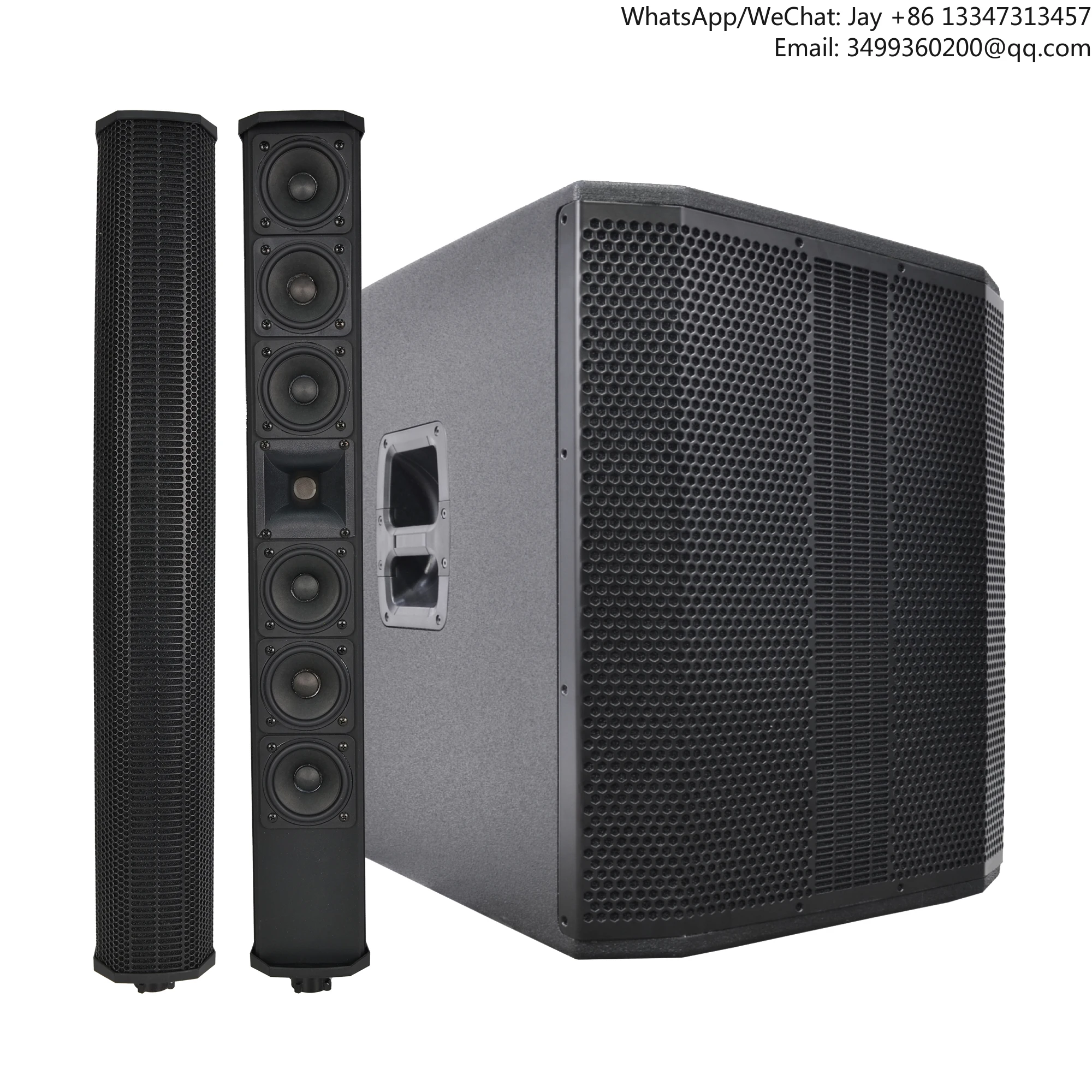 

Активная профессиональная акустическая система AC38D3 2800W для уличных мероприятий, деревянная колонка с 18-дюймовым сабвуфером