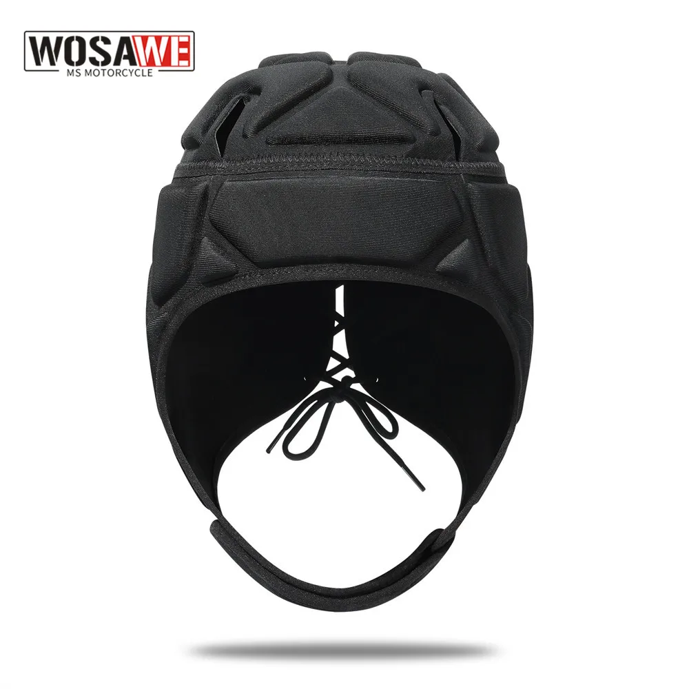 Professione calcio calcio Baseball portiere casco sport Rugby scrumm Cap Head Guard portiere Roller Hat protezione per la testa in fibra