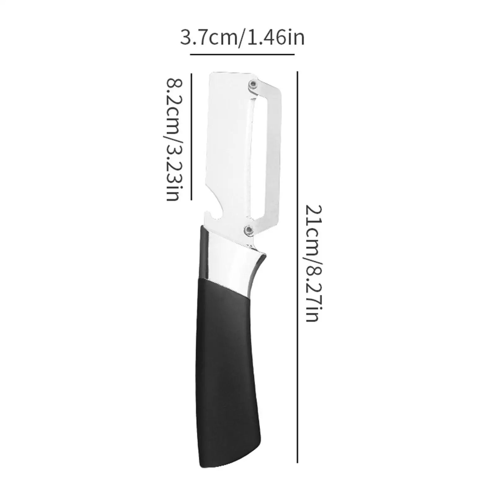 Multifunction Vegetable Peeler Stainless Steel Non-Slip Bottle Opener Hand Held Peeler For Sugar Cane Pumpkin Carrots Cucumber