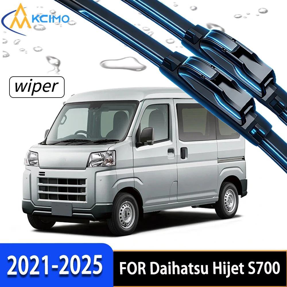 

2Pcs Front Windshield Wiper Blades For Daihatsu Hijet S700 S710 2021-2025 High-Density Rubber Stable Wiping Direct Replacement
