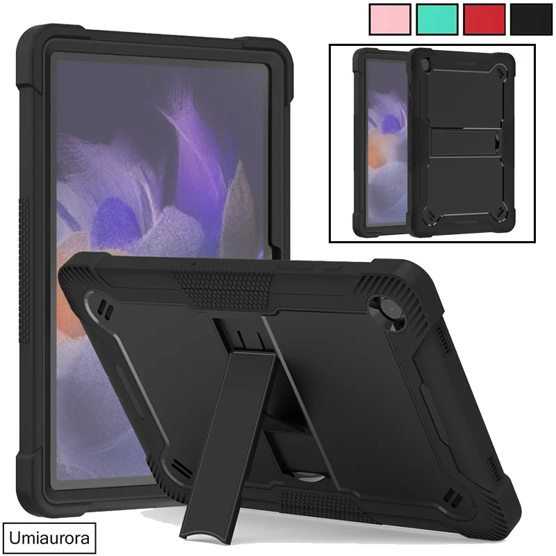 

Для Samsung Tab A7 Lite A8 A9+ A11+ Plus 11-дюймовый SM-X230 X210 X130 T220 P610 Противоударный силиконовый чехол для планшета с подставкой Armor Funda