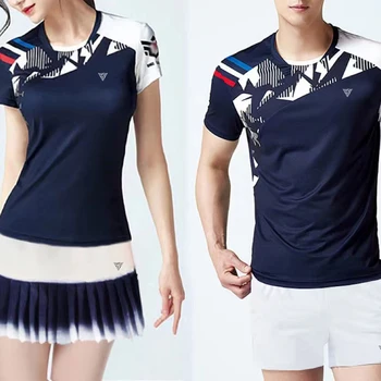 Running shirt Tennis shirt golf shirt polo shirt Badminton shirt Table tennis clothes sweat suit men and women Sports skirt 4