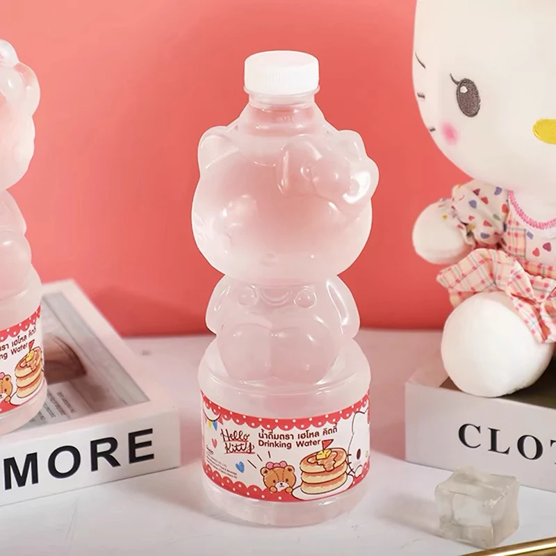 

Минеральная Бутылка Для Воды Hello Kitty, 620 мл, летняя чашка для домашних напитков, Студенческая портативная пластиковая чашка, милый подарок для девочек