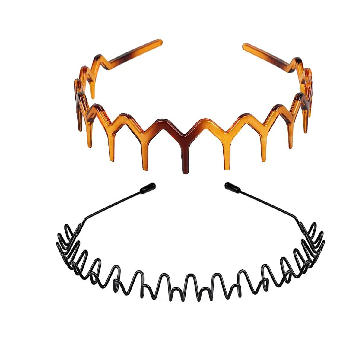 New Hairband Comb with Serrated Edges, Hairband with Notches, Hair Hoop for Women, Men, Girls, Party, Birthday Gift, Repair Broken DIY Hair