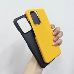 Simple Ultra-thin Matte Hard Phone Case For Xiaomi Poco X4 GT Redmi K50i Note 11T Pro Plus Anti-fingerprint PC Back Case Cover