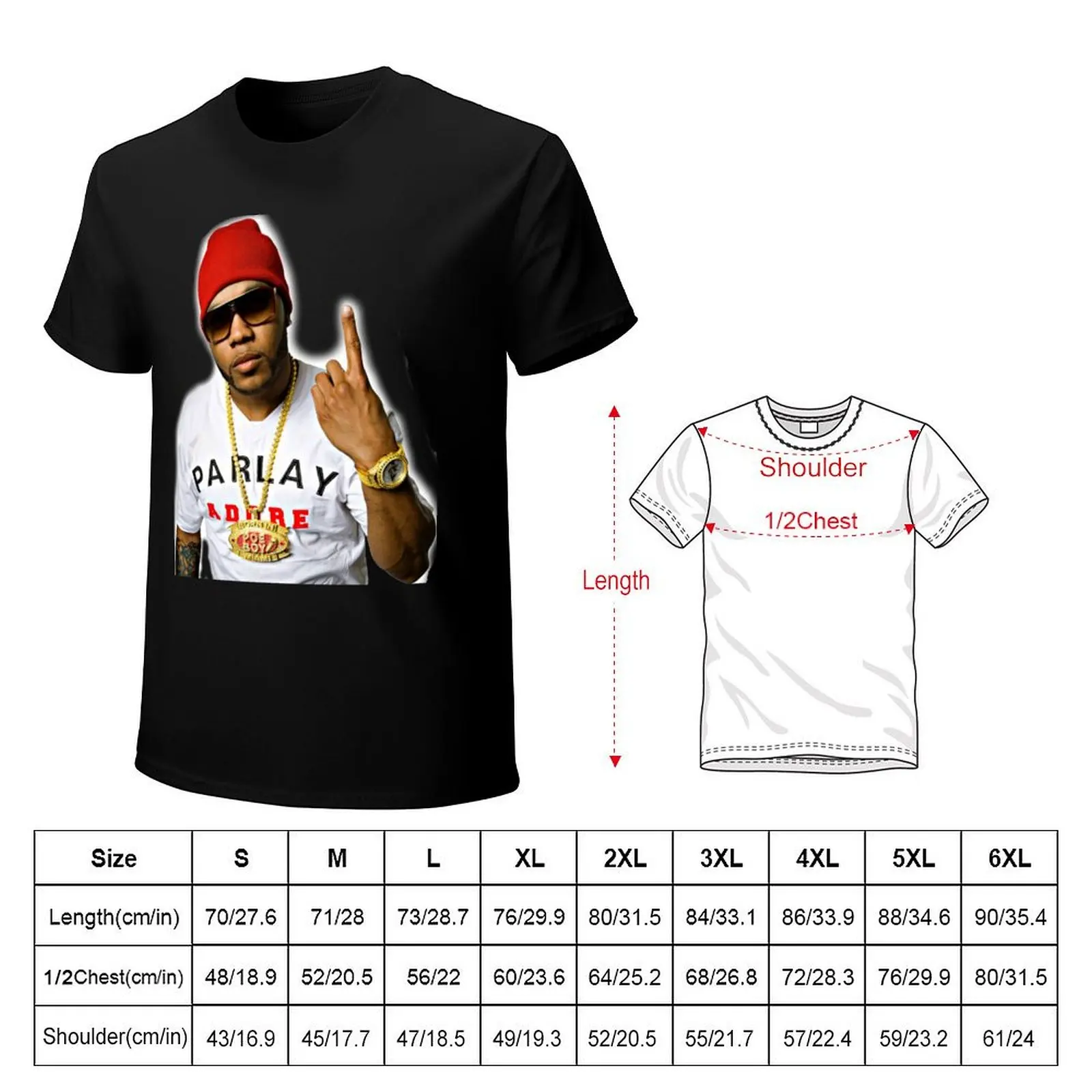 Flo Rida T-Shirt anime clothes man clothes tees korean fashion mens graphic t-shirts