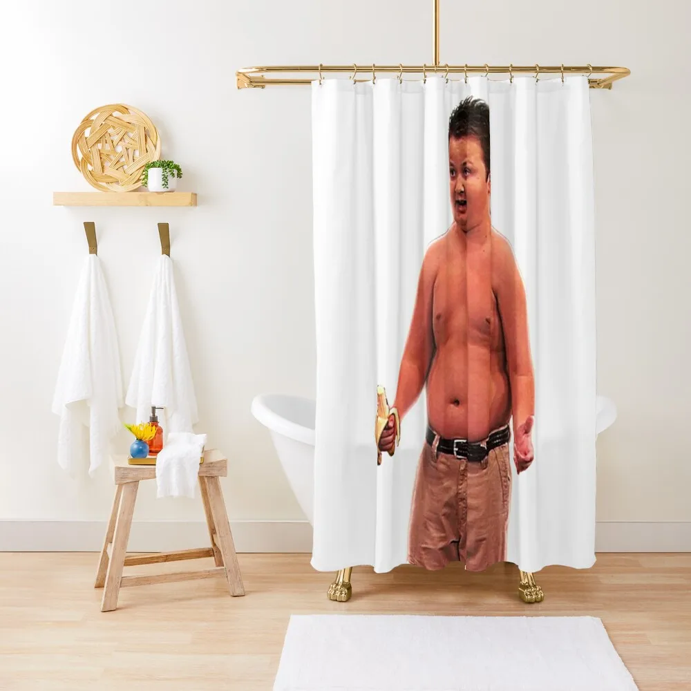 

GIBBAAYYy sticker Shower Curtain Bathroom Accessories Washable Waterproof Fabric Shower Curtain
