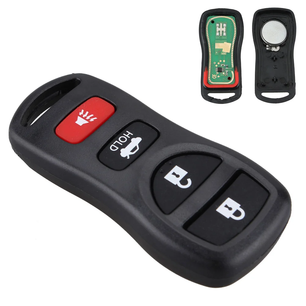 

315MHZ 4 Buttons Auto Car Keyless Entry Remote Control Keys Fob Clicker Replacement KBRASTU15 for 2002-2011