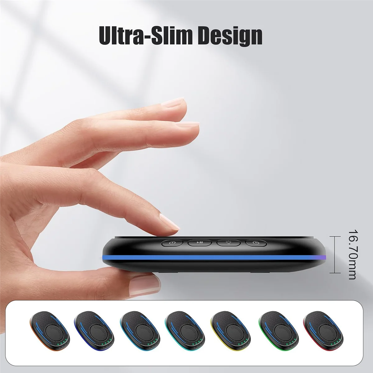 Nuovo mouse Mover non rilevabile con timer, mouse silenzioso Jiggler con interruttore ON/OFF, mouse Wiggler per mantenere il computer vivo-nero