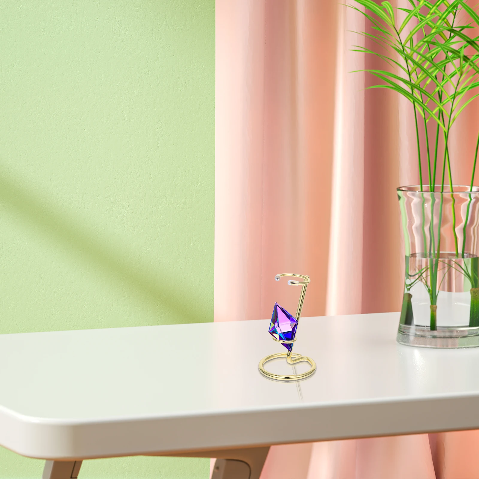 

Stone Display Stand Crystal Ball Base Robust Decorative Holder for Crystals Minerals Collectibles Rock Display Rack