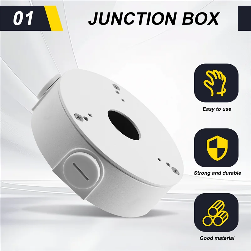 

Durable PFA13G Waterproof Junction Box And Camera Mount For IPC-HDW2841T-S, IPC-HDW2849T-S-IL-A98U