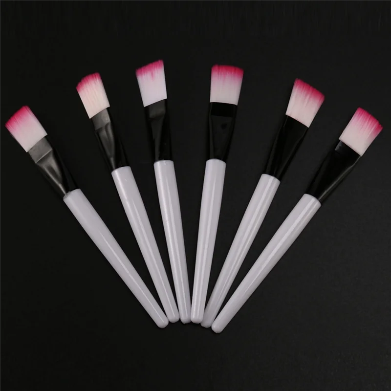 A94E-30 قطعة فرشاة وردية شريط أبيض قناع الوجه فرشاة أدوات ماكياج العناية بالبشرة #5