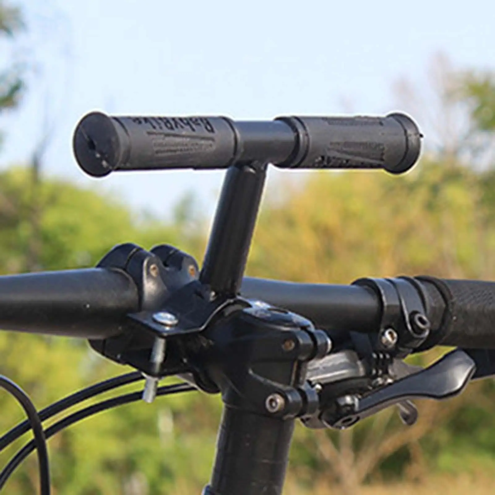 MTB Kid Bicycle Seat with Handlebar and Foot Pedals Easily Install Foldable Pedal Accessories Detachable for Children 2-5 Years
