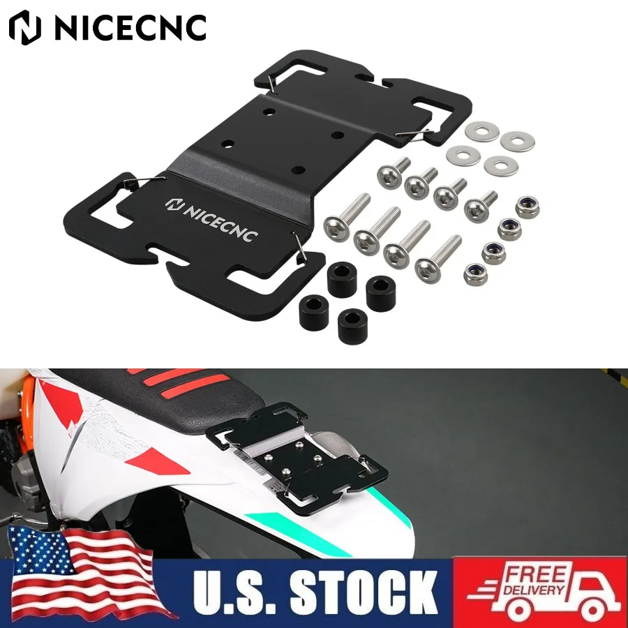 رف خلفي للحاجز الخلفي لـ 125501 TC TE FC FE TX FX 20142025 ملحقات الدراجة النارية خفيفة الوزن ومتينة من سبائك الألومنيوم #1